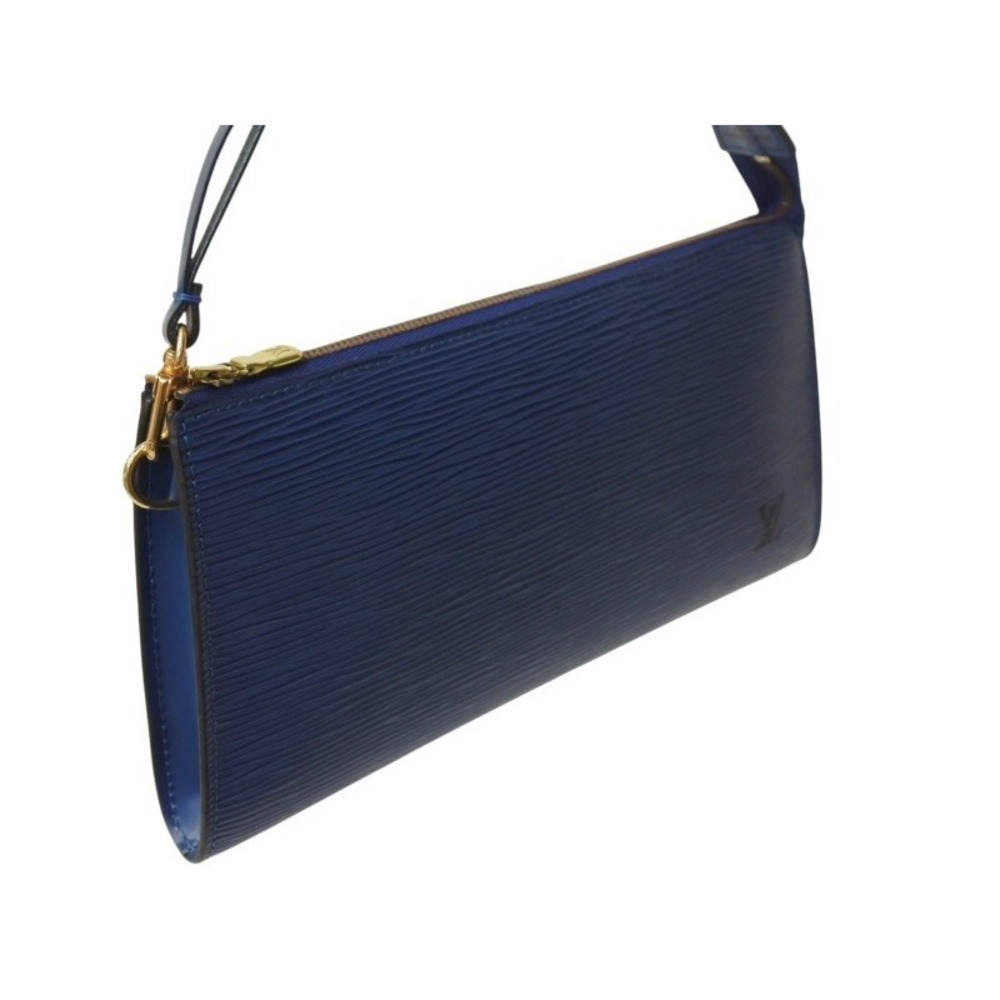 LOUIS VUITTON Pochette Accessoires One Shoulder Hobo bag Epi leather blue - Picture 4 of 8